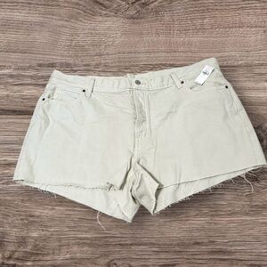 Old Navy NEW High Rise Slouchy Straight Denim Shorts Women’s Plus Size 20 NWT